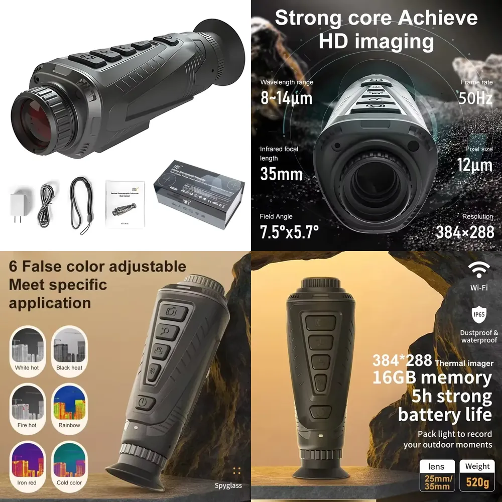 Тепловизионный монокуляр 2026  – обзор и цена Thermal Scope Night Vision Monocular
