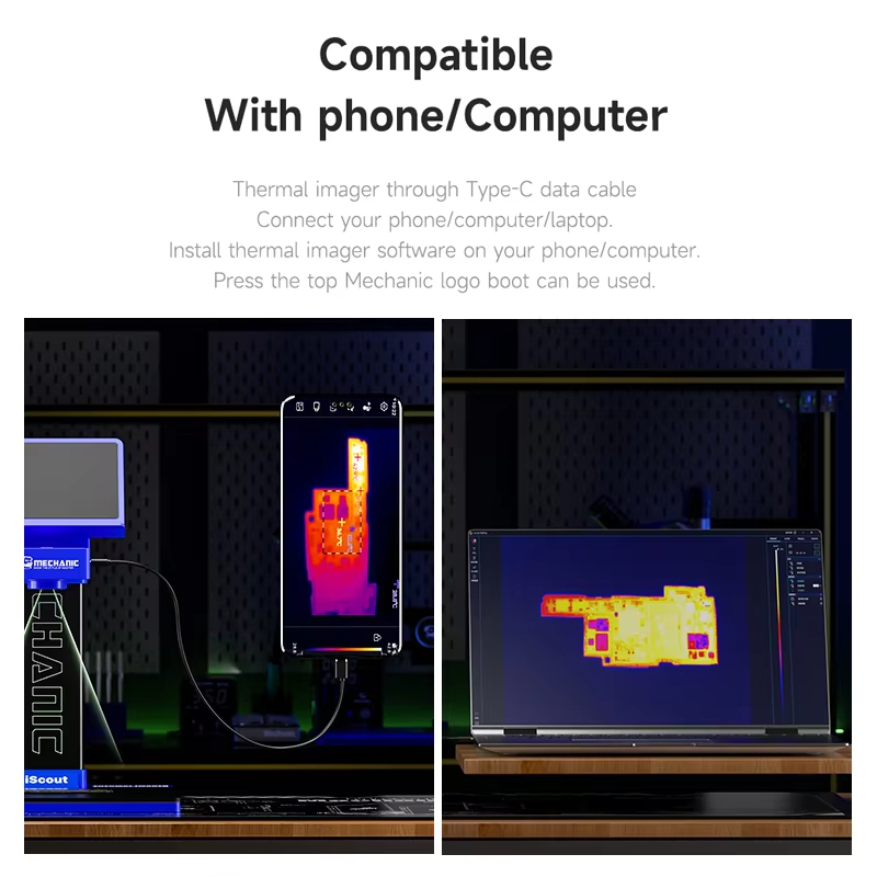 Термокамера-анализатор Mechani – обзор и цена Thermal Imaging Camera 256X192