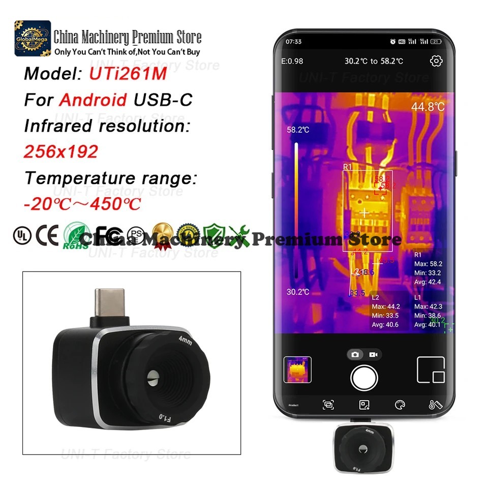 Инфракрасная тепловизионная ка – обзор и цена Thermal Imaging Camera 256X192